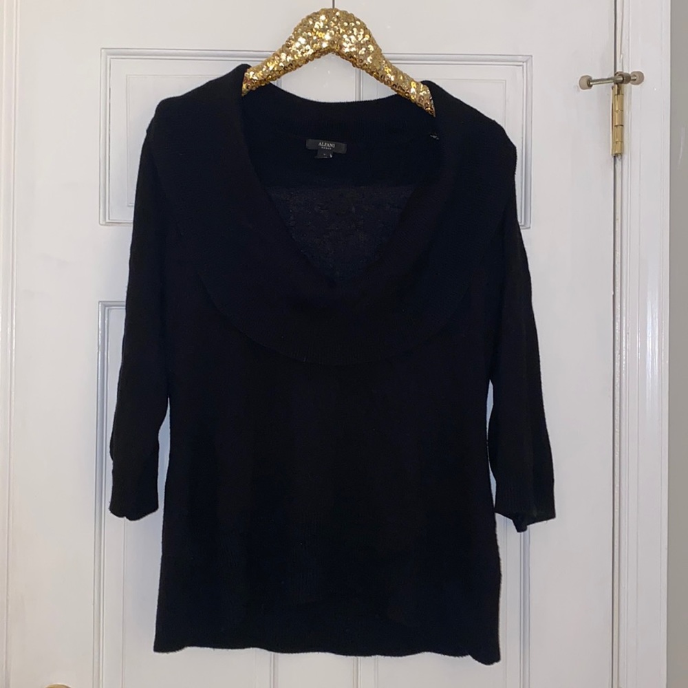 Alfani Cowlneck Lace Cami Sweater. Size 1X
